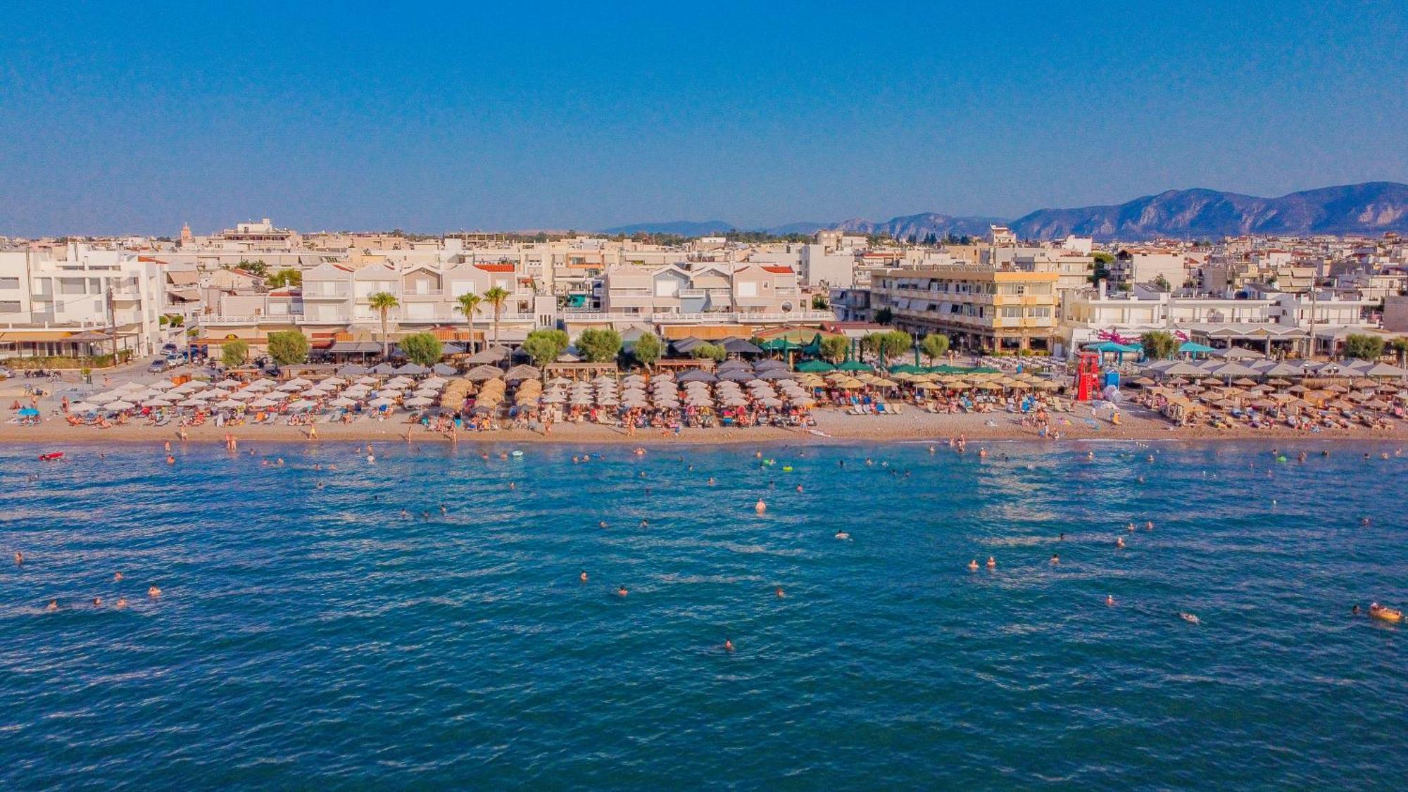 Beach Blue Villa Korinth Exterior foto