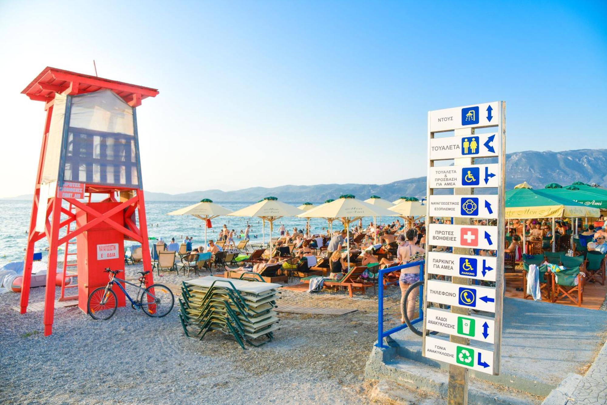 Beach Blue Villa Korinth Exterior foto
