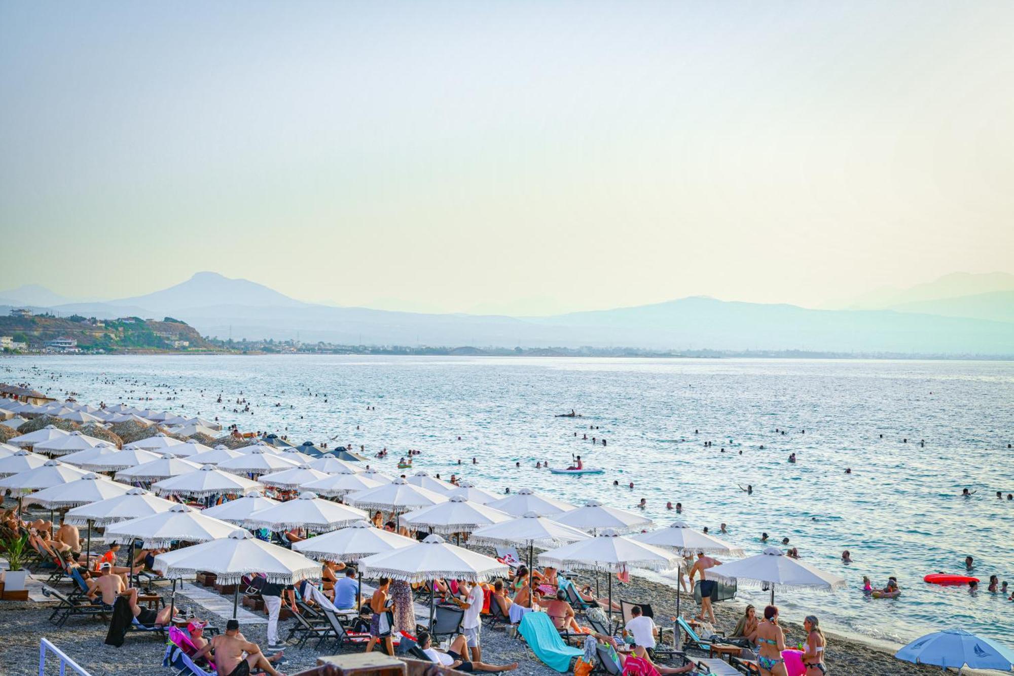 Beach Blue Villa Korinth Exterior foto