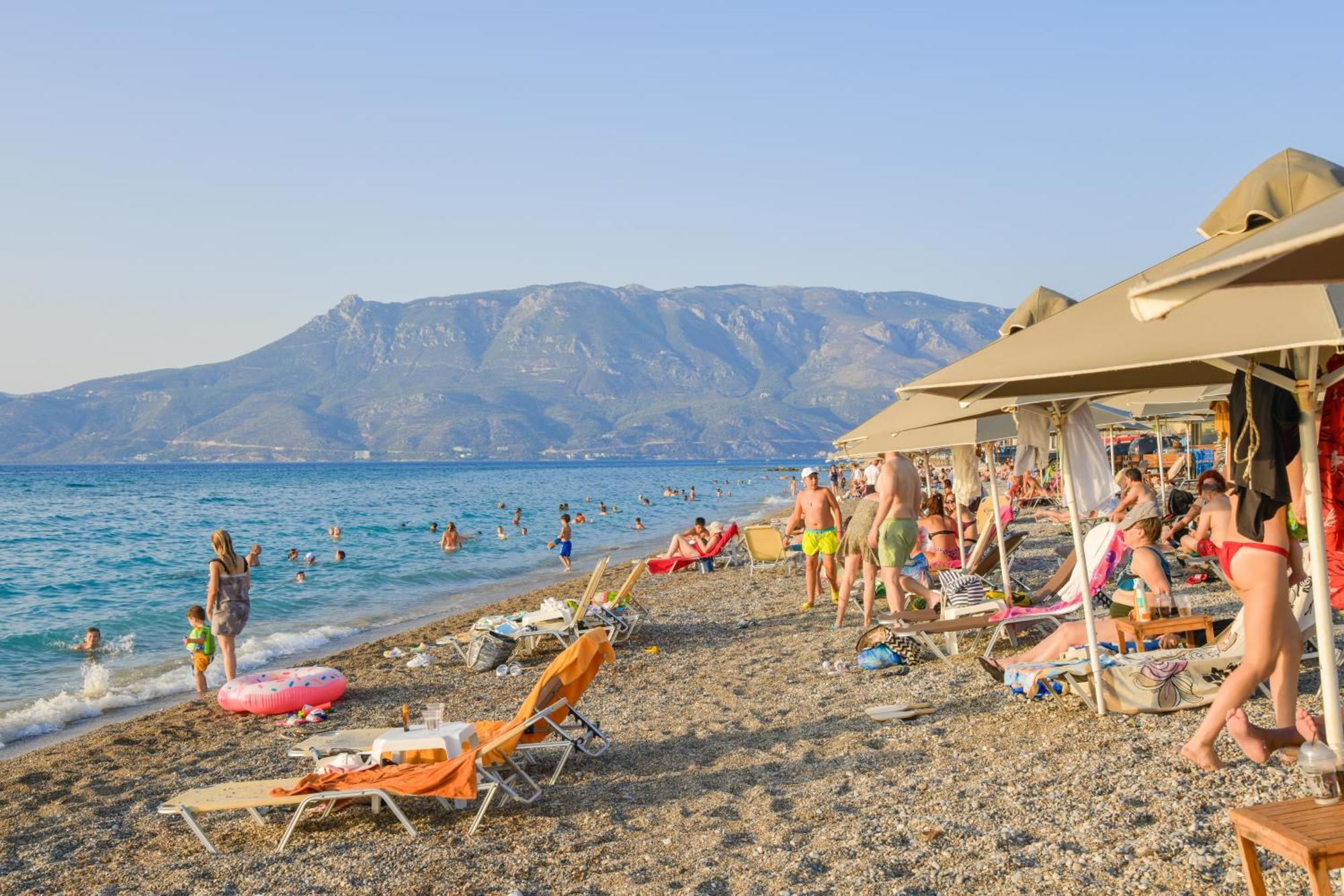 Beach Blue Villa Korinth Exterior foto